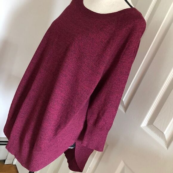 Express 3/4 Sleeve Burgundy Sweater - Picture 6 of 16